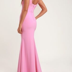 NWT Lulus Pink mermaid dress